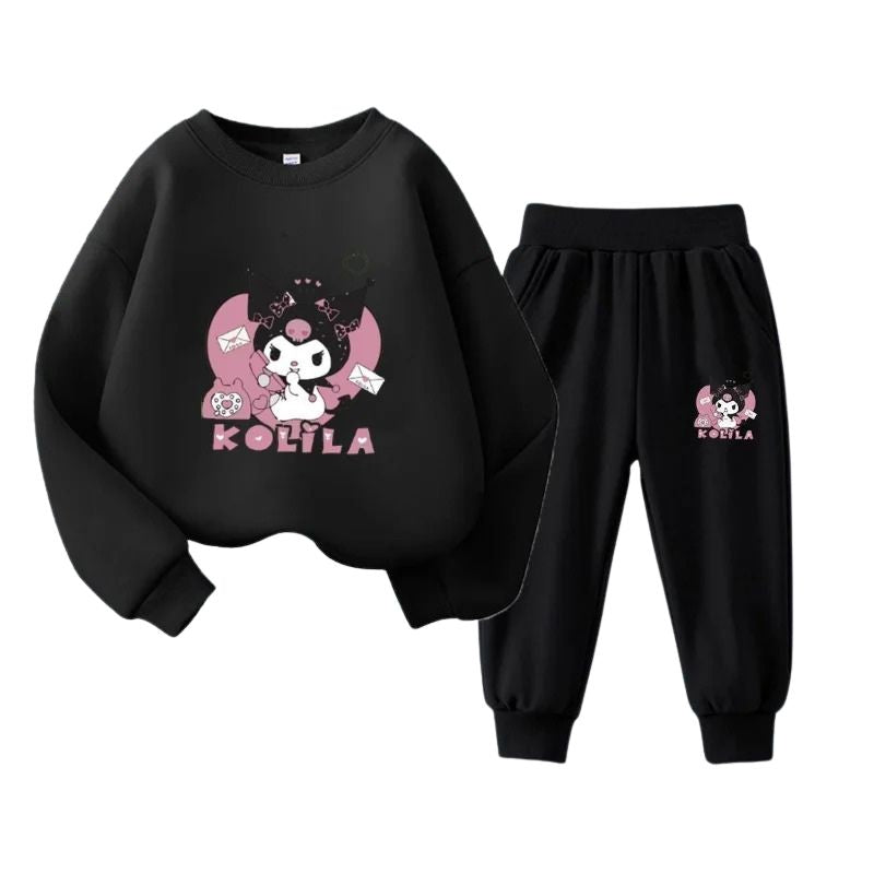 Conjunto Moletom Infantil Kuromi