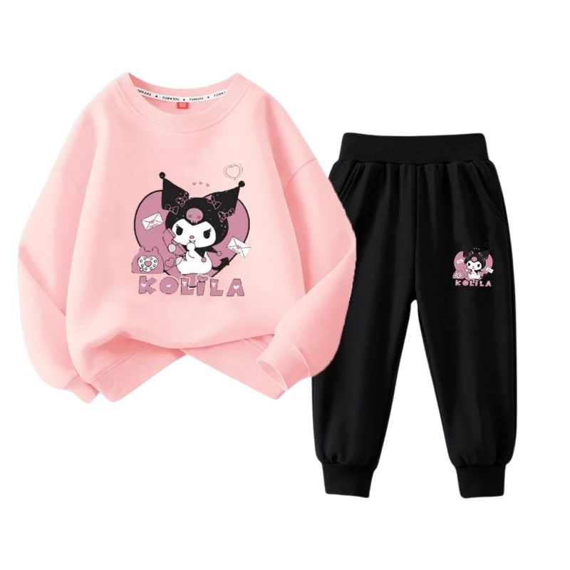 Conjunto Moletom Infantil Kuromi