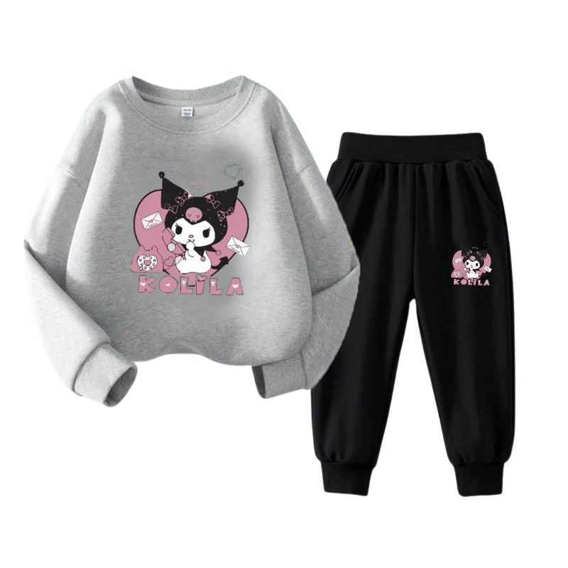 Conjunto Moletom Infantil Kuromi