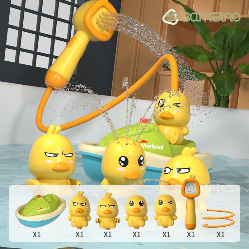 Brinquedo de Banho para Bebês - Patinhos Recreativos