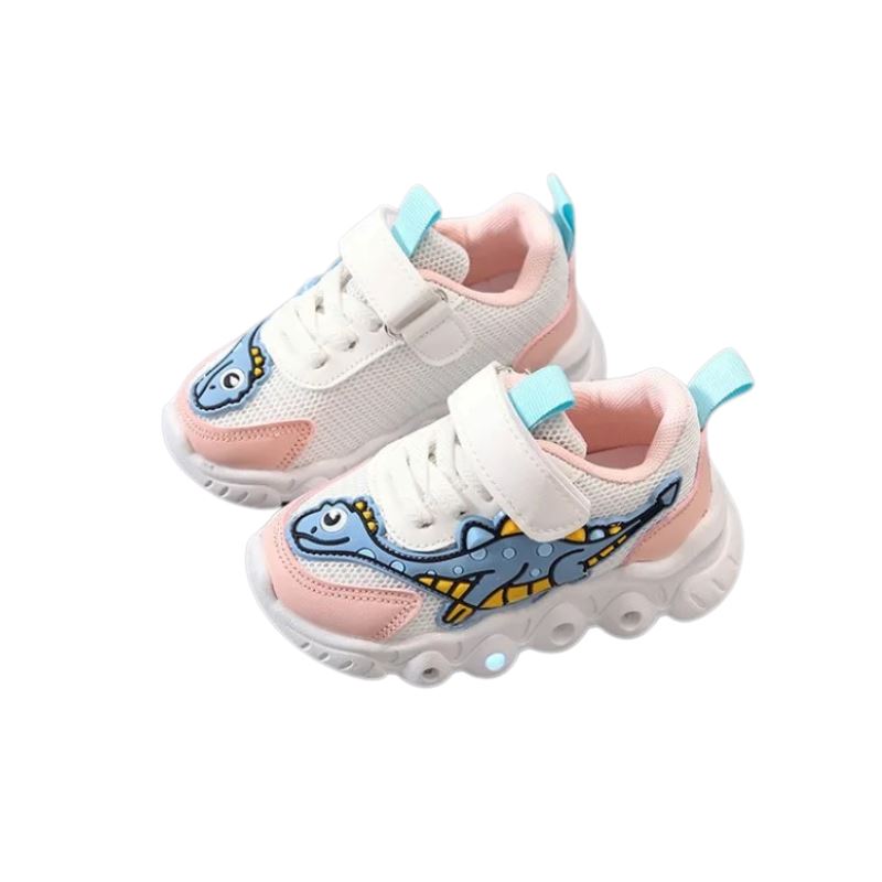 Tênis Dino LED Infantil Bambino