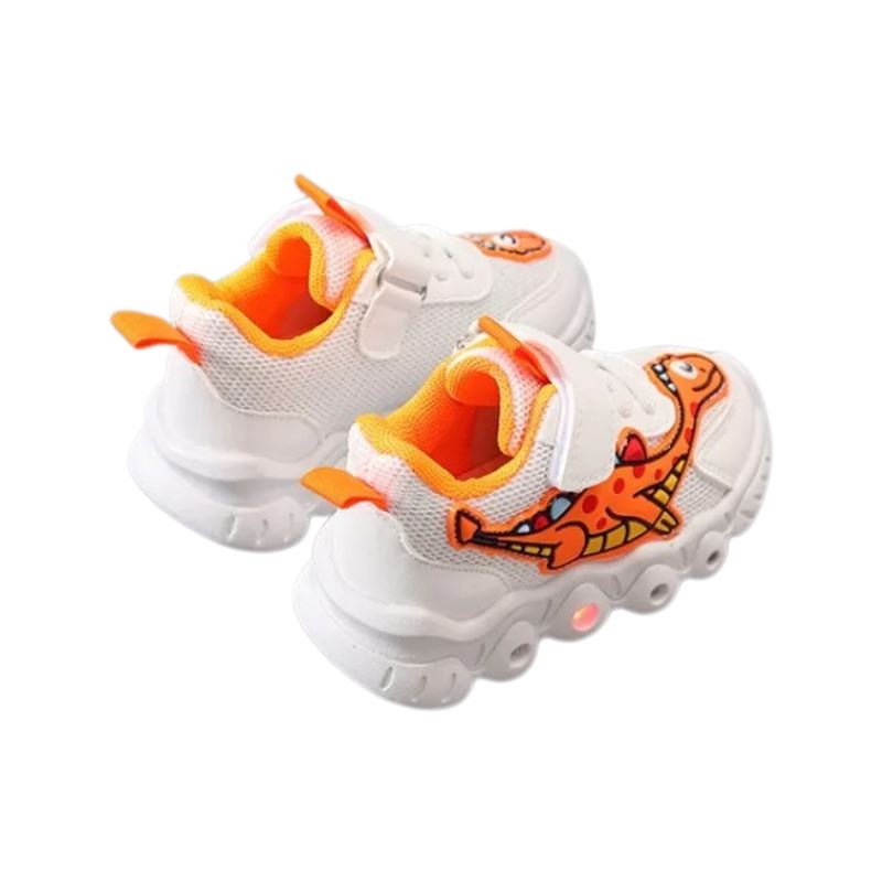 Tênis Dino LED Infantil Bambino