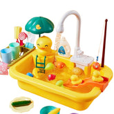 Pia de Brinquedo que sai Água com Acessórios