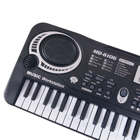 Teclado Elétrico Com Microfone Infantil