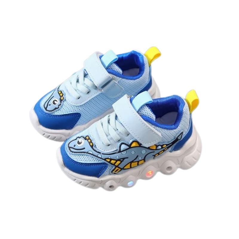 Tênis Dino LED Infantil Bambino