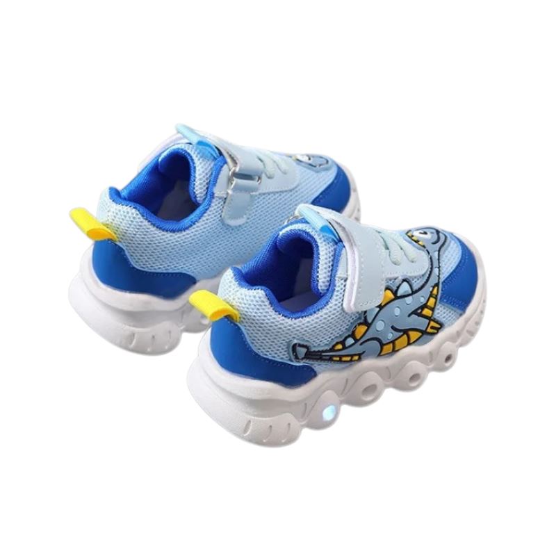 Tênis Dino LED Infantil Bambino