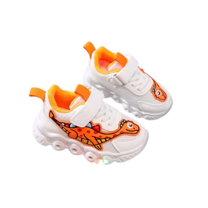 Tênis Dino LED Infantil Bambino