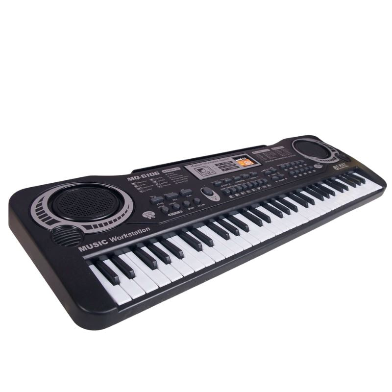 Teclado Elétrico Com Microfone Infantil