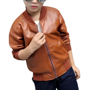 Jaqueta de Couro Infantil Masculina