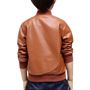 Jaqueta de Couro Infantil Masculina