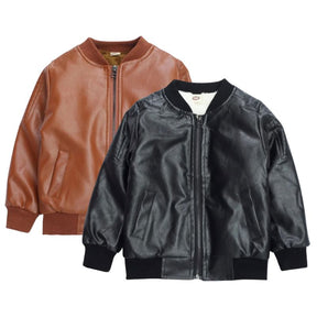 Jaqueta de Couro Infantil Masculina