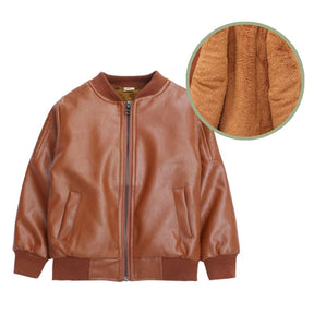 Jaqueta de Couro Infantil Masculina