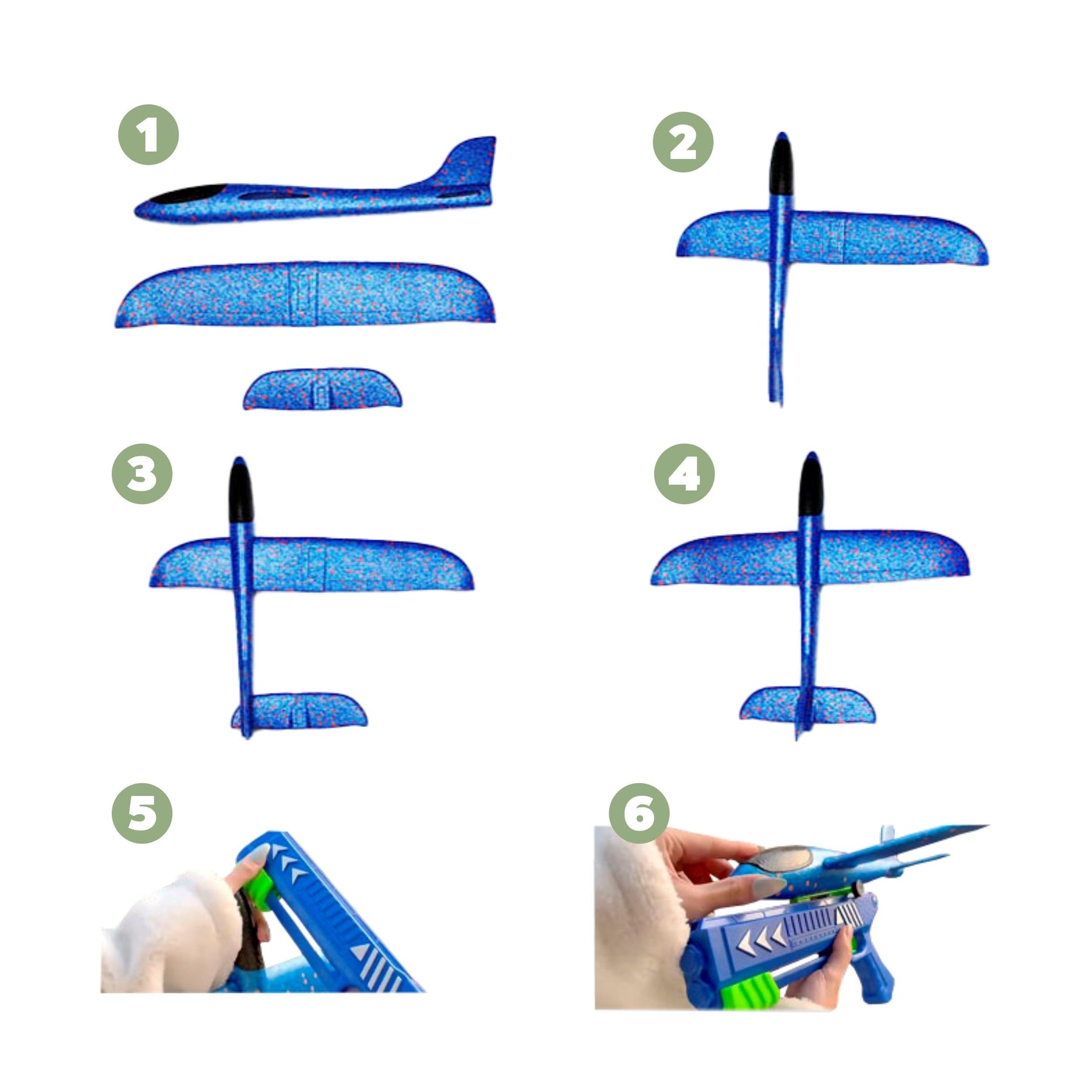 Lançador de Avião para Crianças + Um Avião de Brinde!