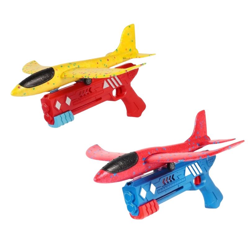 Lançador de Avião para Crianças + Um Avião de Brinde!