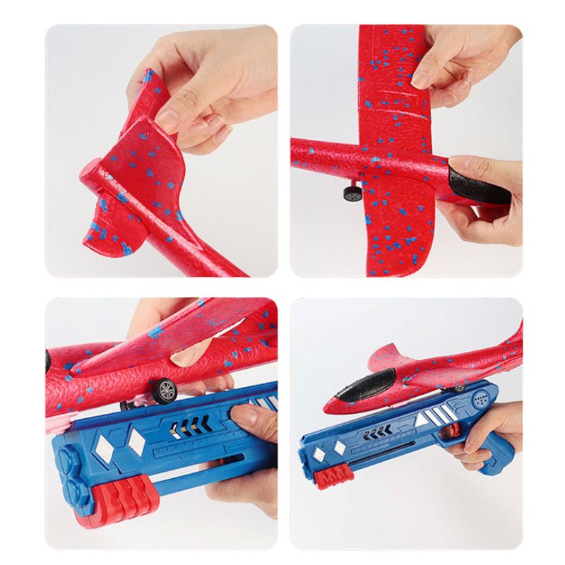 Lançador de Avião para Crianças + Um Avião de Brinde!