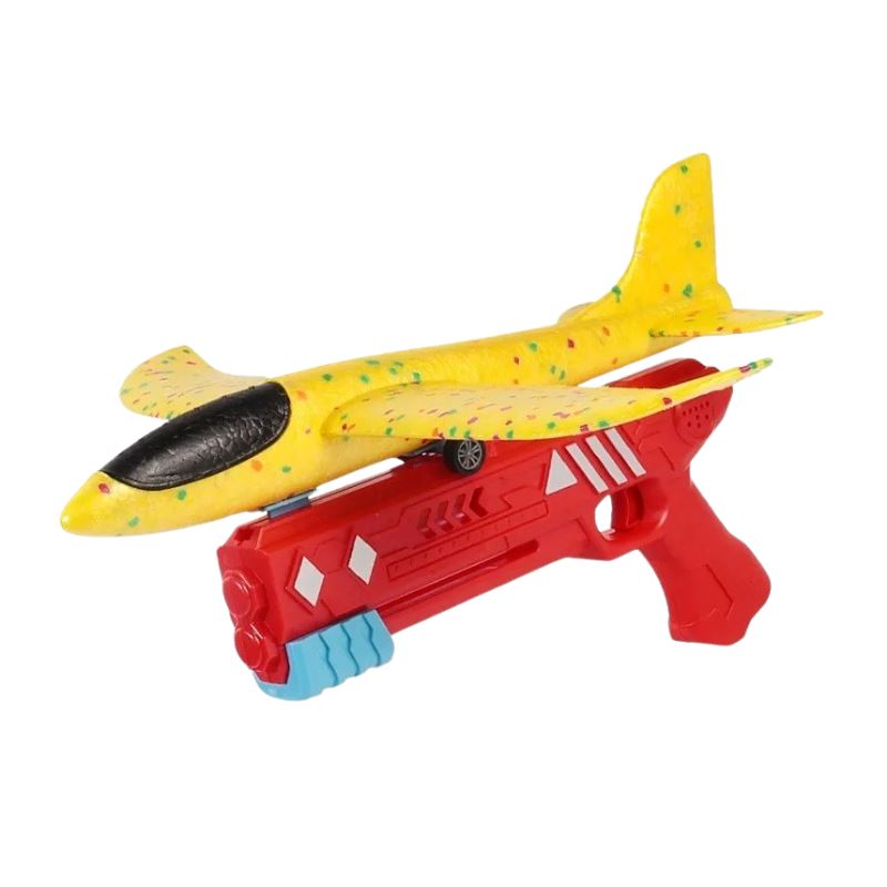 Lançador de Avião para Crianças + Um Avião de Brinde!