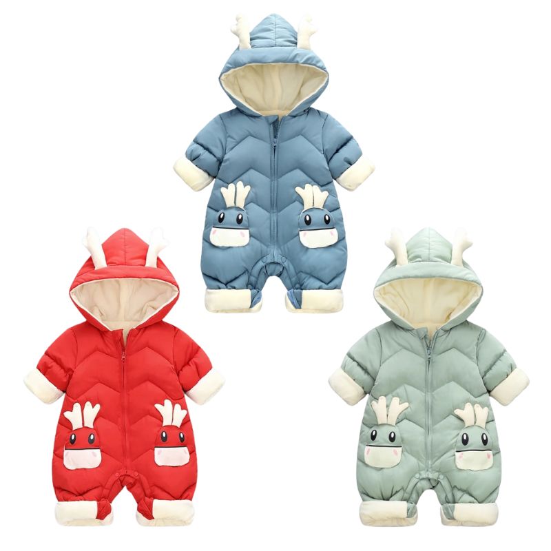 Macacão Snow Infantil com Capuz Bambino