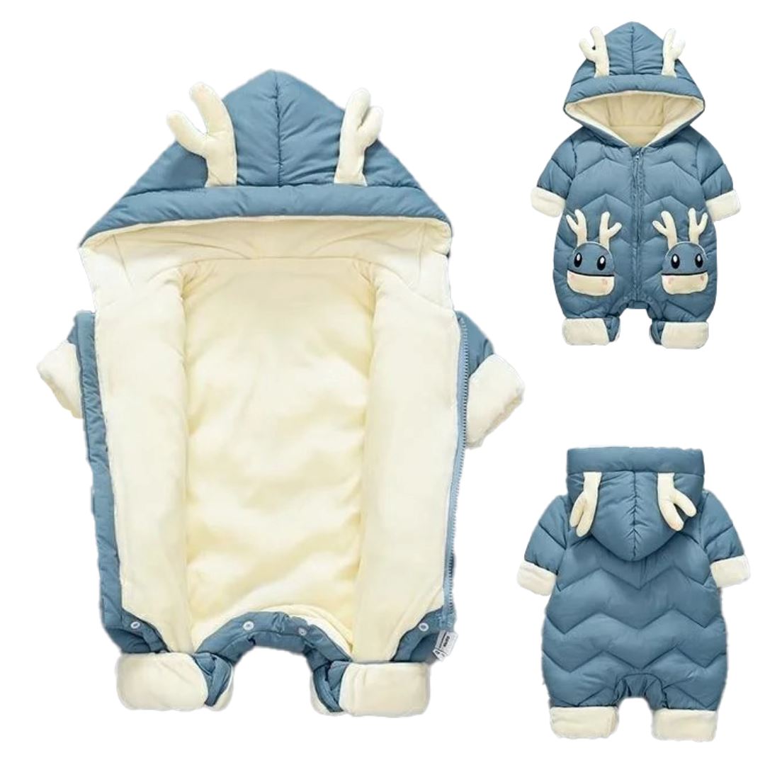 Macacão Snow Infantil com Capuz Bambino