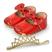 Sapatilha Mary Jane + Tiara Recém Nascida