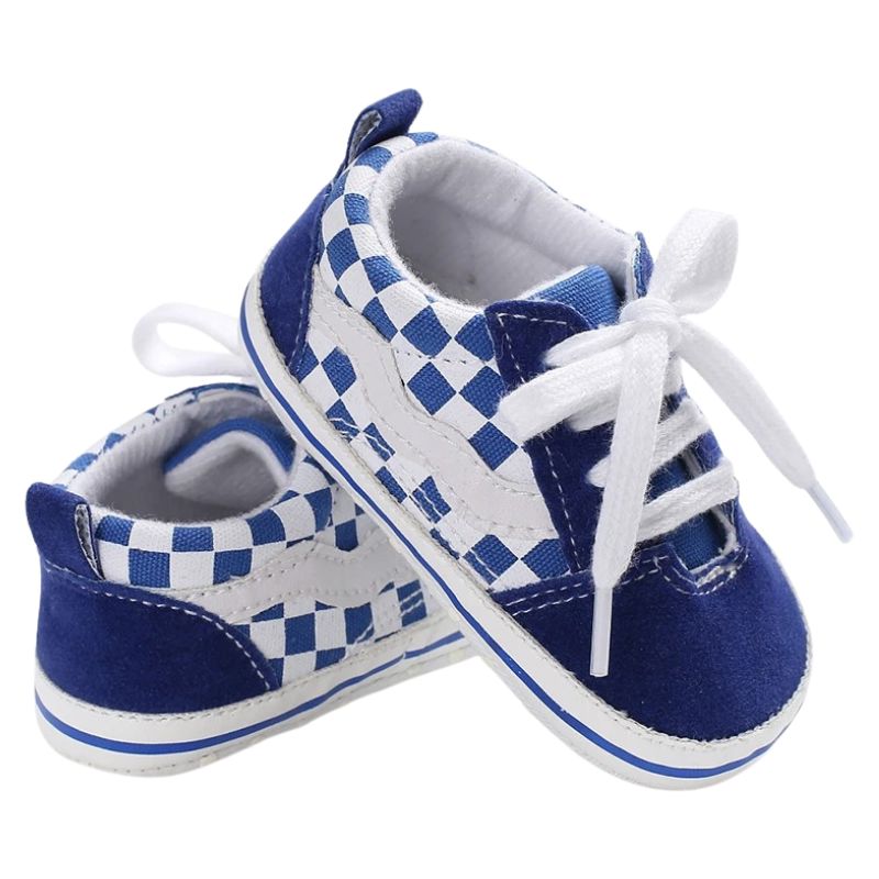 Sapatinho Bebê Estilo Tênis Casual Xadrez