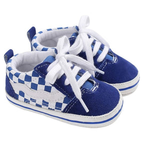 Sapatinho Bebê Estilo Tênis Casual Xadrez