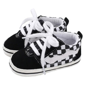 Sapatinho Bebê Estilo Tênis Casual Xadrez