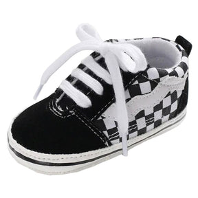 Sapatinho Bebê Estilo Tênis Casual Xadrez