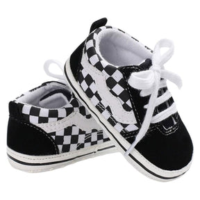 Sapatinho Bebê Estilo Tênis Casual Xadrez