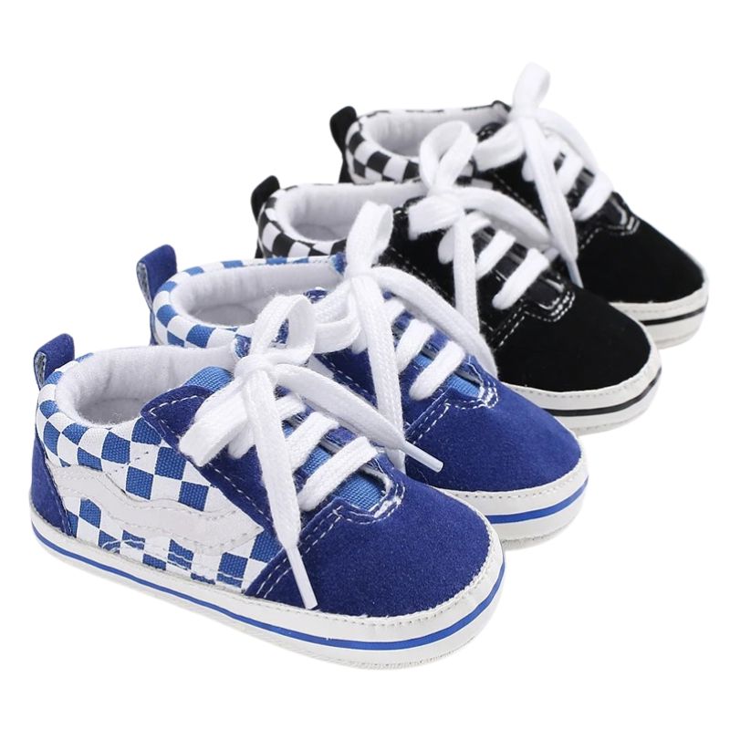 Sapatinho Bebê Estilo Tênis Casual Xadrez