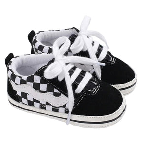 Sapatinho Bebê Estilo Tênis Casual Xadrez
