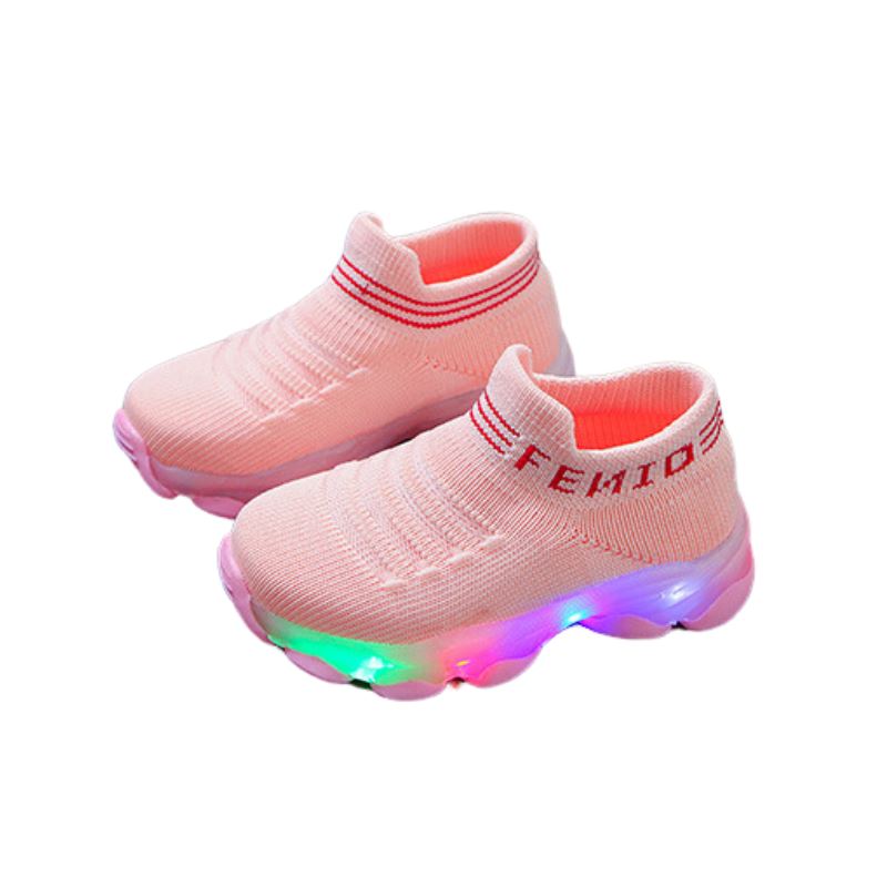 Tênis Casual Infantil com LED