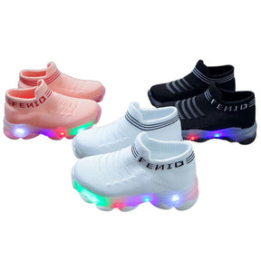 Tênis Casual Infantil com LED