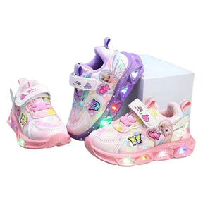Tênis Frozen Luzinha LED Infantil
