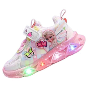 Tênis Frozen Luzinha LED Infantil