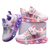 Tênis Frozen Luzinha LED Infantil