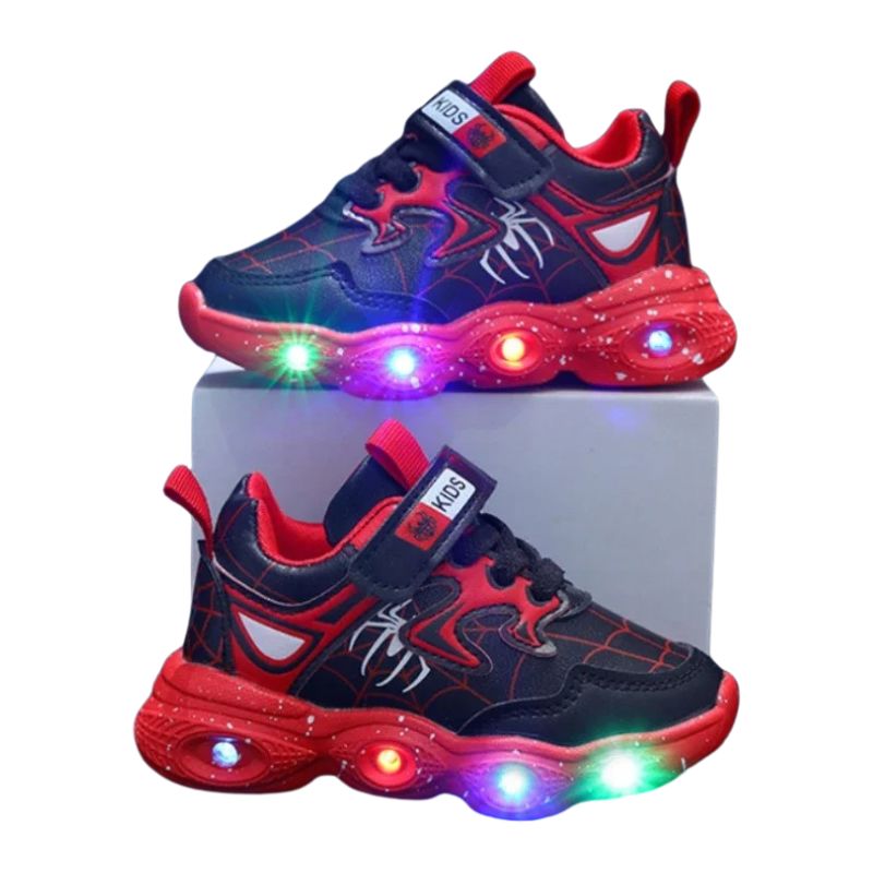 Tênis Homem Aranha com Luzinhas de LED