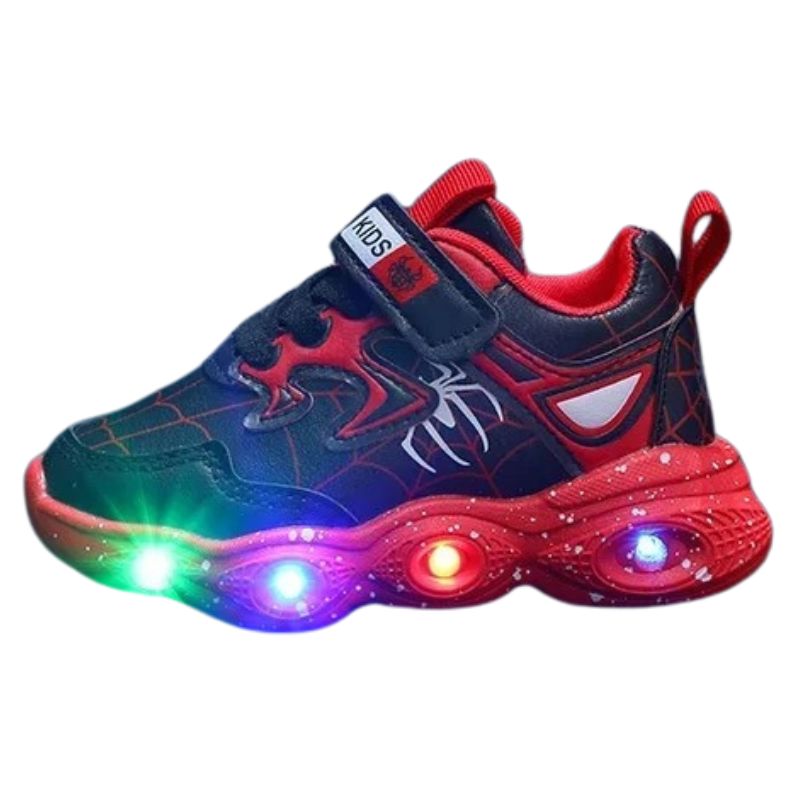 Tênis Homem Aranha com Luzinhas de LED