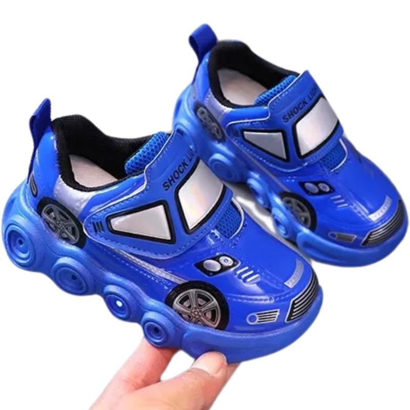Tênis Infantil Com Luzinha Velcro Masculino