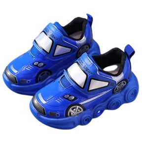 Tênis Infantil Com Luzinha Velcro Masculino