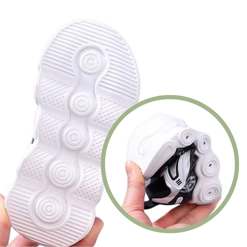 Tênis Infantil Com Luzinha Velcro Masculino