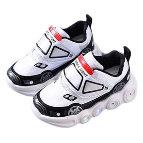 Tênis Infantil Com Luzinha Velcro Masculino