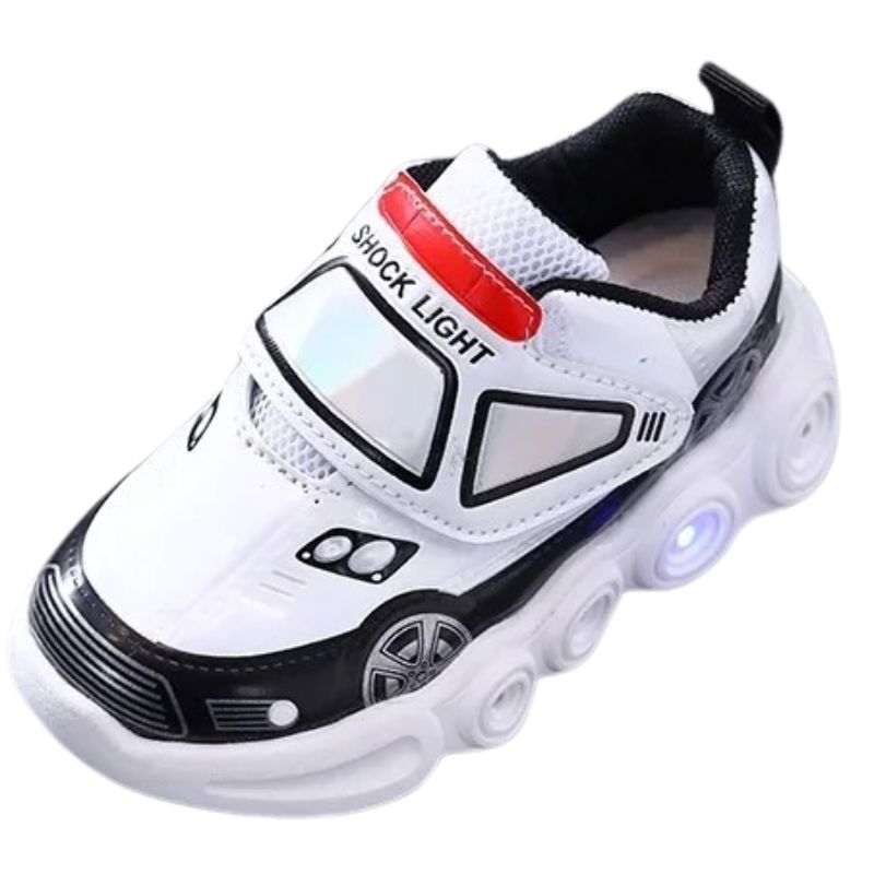 Tênis Infantil Com Luzinha Velcro Masculino