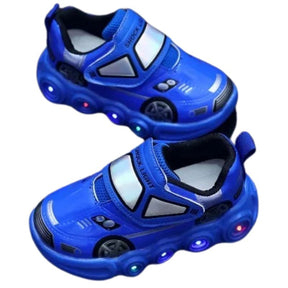 Tênis Infantil Com Luzinha Velcro Masculino