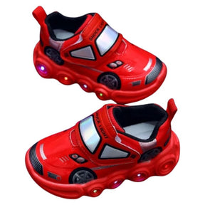 Tênis Infantil Com Luzinha Velcro Masculino
