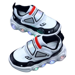 Tênis Infantil Com Luzinha Velcro Masculino