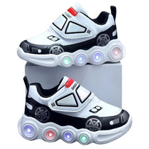 Tênis Infantil Com Luzinha Velcro Masculino