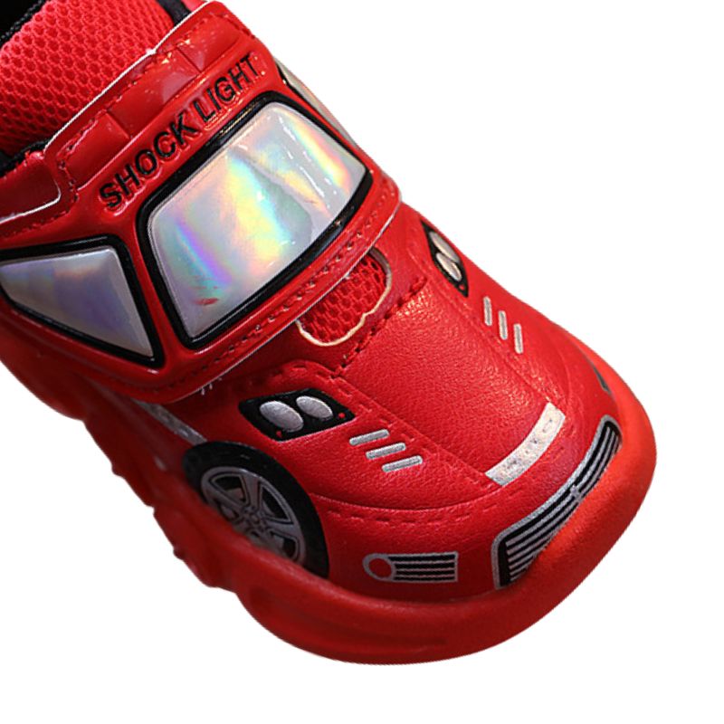 Tênis Infantil Com Luzinha Velcro Masculino