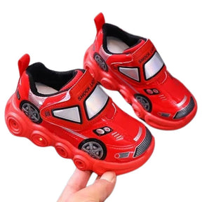 Tênis Infantil Com Luzinha Velcro Masculino