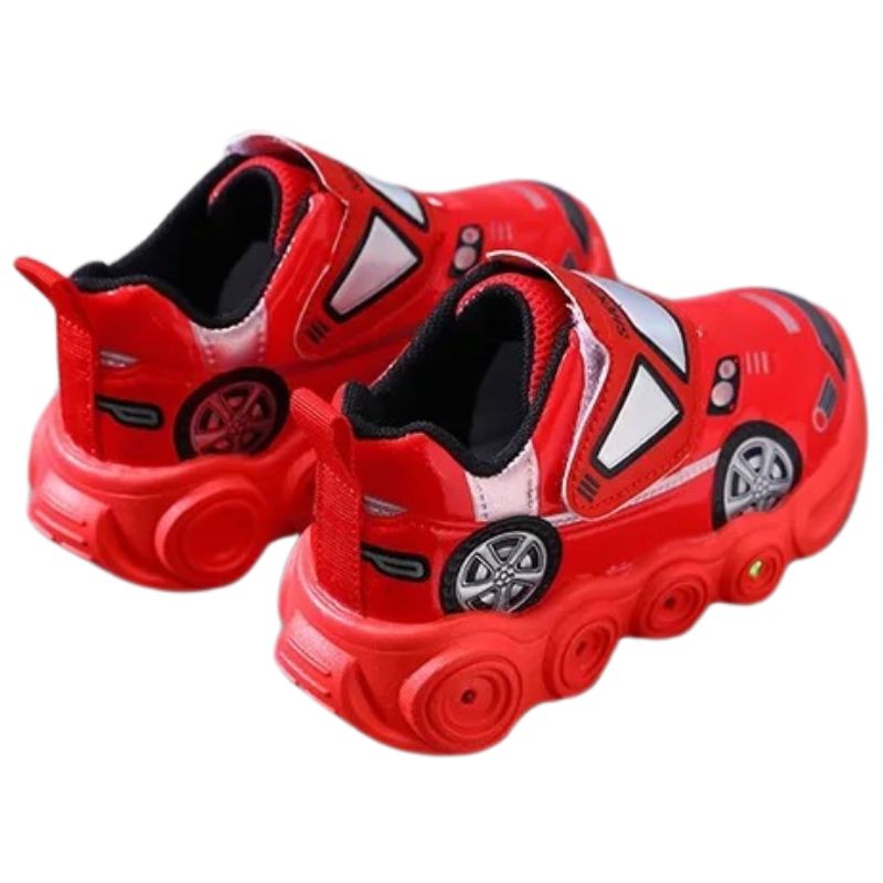 Tênis Infantil Com Luzinha Velcro Masculino