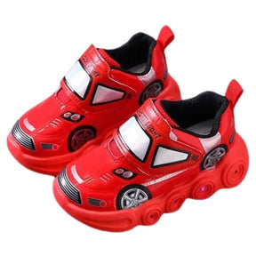 Tênis Infantil Com Luzinha Velcro Masculino